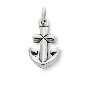 RARE James Avery cross anchor silver charm